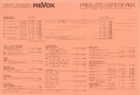 Revox Price-list-1981-Article